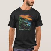 Hana Highway Maui Hawaii Vista T-shirt (Voorkant)