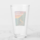 Hana Highway Maui Hawaii zonsondergang Glas (Achterkant)