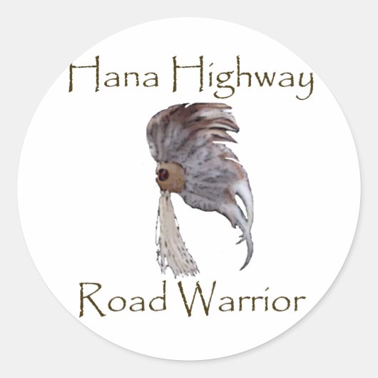 Hana Highway Road Warrior Sticker Sheets (Voorkant)