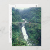 Hana Highway Waterfall Briefkaart (Voorkant / Achterkant)