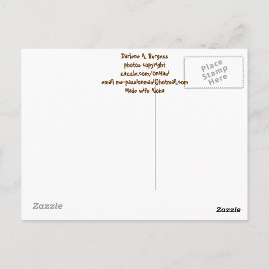 Hana Horses Briefkaart (Achterkant)