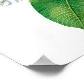 Hana hou! (Witte) Hawaïaanse Bloem Arrangement Poster (Hoek)