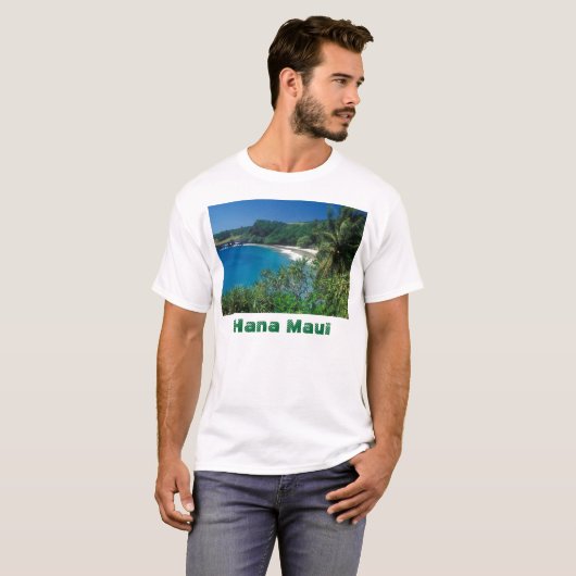 Hana Maui Hamoa Beach Hawaii T-shirt (Voorkant volledig)