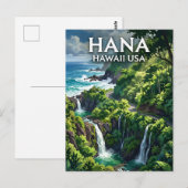 Hana, Maui VS Briefkaart (Voorkant / Achterkant)