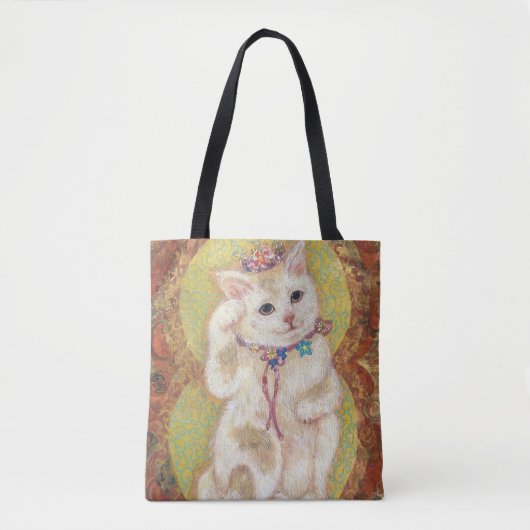 Hana & Takara: Lucky Beckoning Cats Tote Bag (Voorkant)