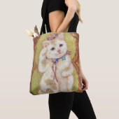 Hana & Takara: Lucky Beckoning Cats Tote Bag (Dichtbij)