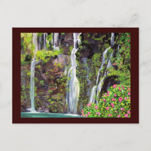Hana Waterfall Briefkaart