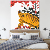 Hanafuda art. Canvas Afdruk (Insitu (Slaapkamer))