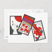 Hanafuda Briefkaart (Voorkant / Achterkant)