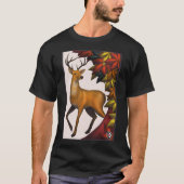 Hanafuda Deer Maple Classic T-Shirt (Voorkant)