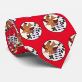 Hanafuda "Fuji-ni-hototogisu" Stropdas (Opgerold)