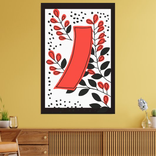  hanafuda Kaart Kunst verpakt canvas XL (Insitu (Woonkamer))