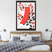 hanafuda Kaart Kunst verpakt canvas XL (Insitu (Slaapkamer))