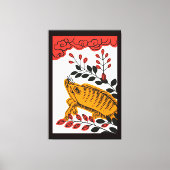  hanafuda Kaart Kunst verpakt canvas XL (Voorkant)