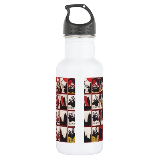 Hanafuda Love Waterfles (Achterkant)