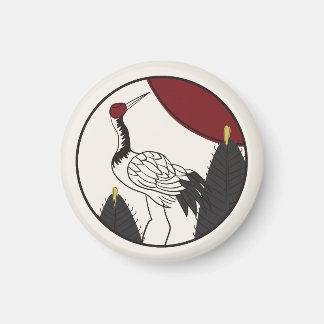 Hanafuda "Matsu-ni-tsuru" Magneet