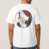Hanafuda "Matsu-ni-tsuru" T-shirt (Achterkant)