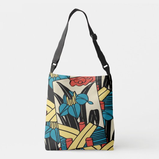 Hanafuda-May Crossbody Tas (Achterkant)
