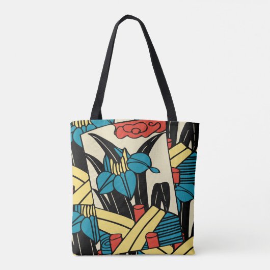 Hanafuda-May Tote Bag (Achterkant)