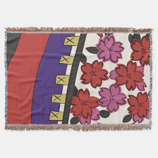 Hanafuda "Sakura-ni-maku" Deken (Voorkant)