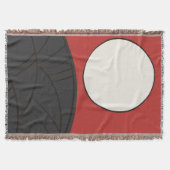 Hanafuda "Susuki-ni-tsuki" スローブランケット Deken (Voorkant)