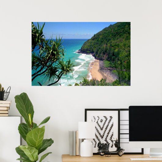 Hanakapiai Beach Print (Thuiskantoor)