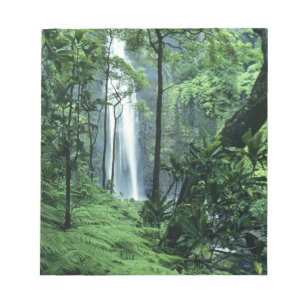 Hanakapiai-waterval langs de Na Pali-kust, Kauai, Notitieblok