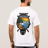 "Hanakiai" Na Pali kust T-shirt (Achterkant)