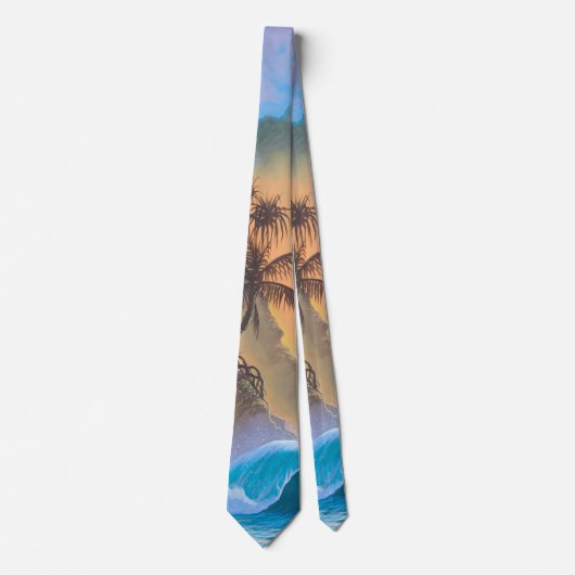 Hanalei Bay Beach Surf Stropdas (Voorkant)