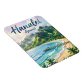 Hanalei Bay Hawaï Magneet (Rechterzijde)