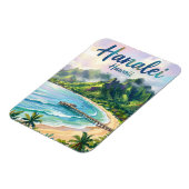 Hanalei Bay Hawaï Magneet (Linkerzijde)