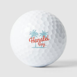 Hanalei Bay Hawaii Island Golfballen