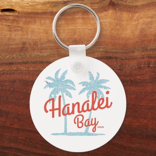 Hanalei Bay Hawaii Island Sleutelhanger (Voorkant)