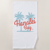 Hanalei Bay Hawaii Island Strandlaken (Voorkant)