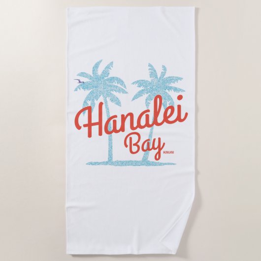 Hanalei Bay Hawaii Island Strandlaken (Voorkant)