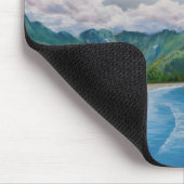 Hanalei Bay Hawaii Painting Muismat (Hoek)