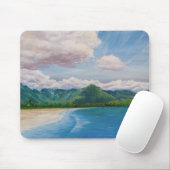 Hanalei Bay Hawaii Painting Muismat (Met muis)