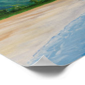 Hanalei Bay Hawaii Painting Poster (Hoek)