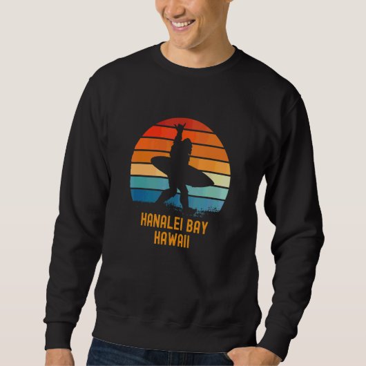 Hanalei Bay Hawaii Sasquatch Souvenir Trui (Voorkant)