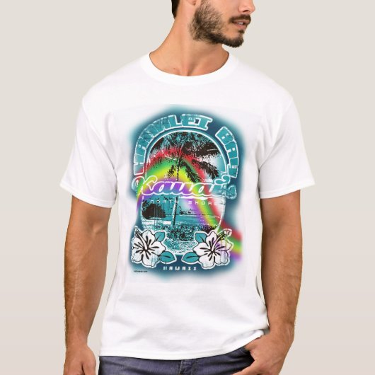 Hanalei Bay Hawaii T-shirt (Voorkant)
