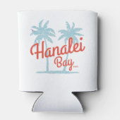 Hanalei Bay Island, Kauai, Hawaii Souvenir Blikjeskoeler (Achterkant)