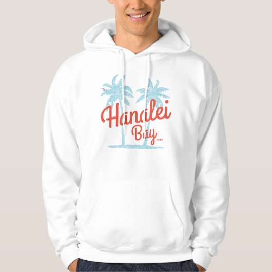 Hanalei Bay Island, Kauai, Hawaii Souvenir Surf Hoodie (Voorkant)