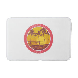 Hanalei Bay Kauai Beach Sunrise Surf Badmat