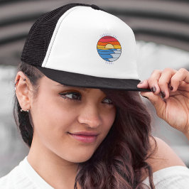 Hanalei Bay Kauai Beach Sunset Trucker Pet