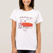 Hanalei Bay Kauai  Beach Surfing T-shirt (Voorkant)