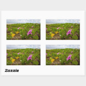 Hanalei Bay, Kauai Flower| Aangepaste Afbeelding s Rechthoekige Sticker (Vel)