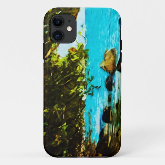 Hanalei Bay Kauai Hawaii Abstract Case-Mate iPhone Case (Achterkant)