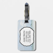 Hanalei Bay Kauai Hawaii Beach & Boats Bagagelabel (Achterkant verticaal)