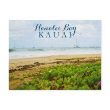 Hanalei Bay Kauai Hawaii Beach & Boats