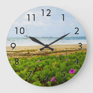 Hanalei Bay Kauai Hawaii Beach & Boats Grote Klok